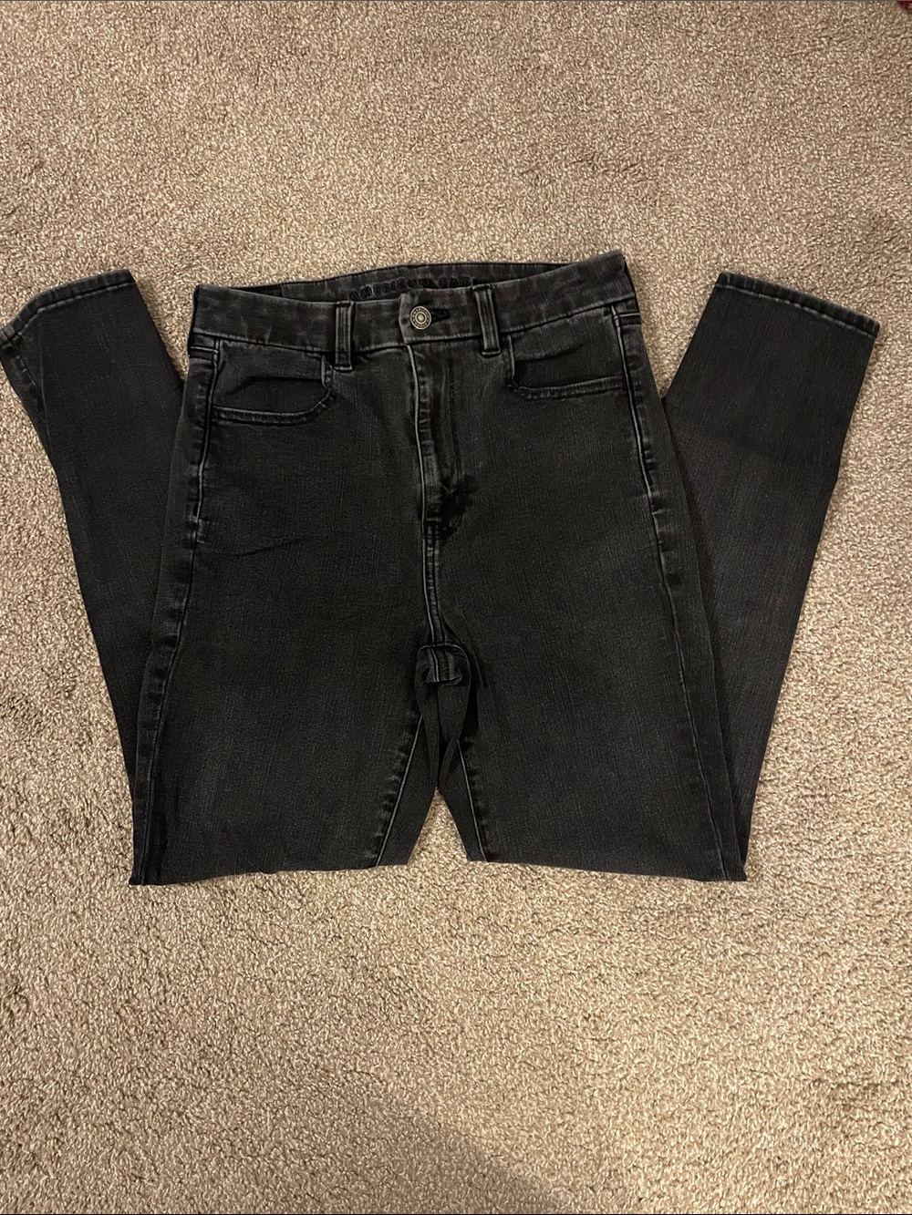 Curvy Super High-Rise Black Jeggings